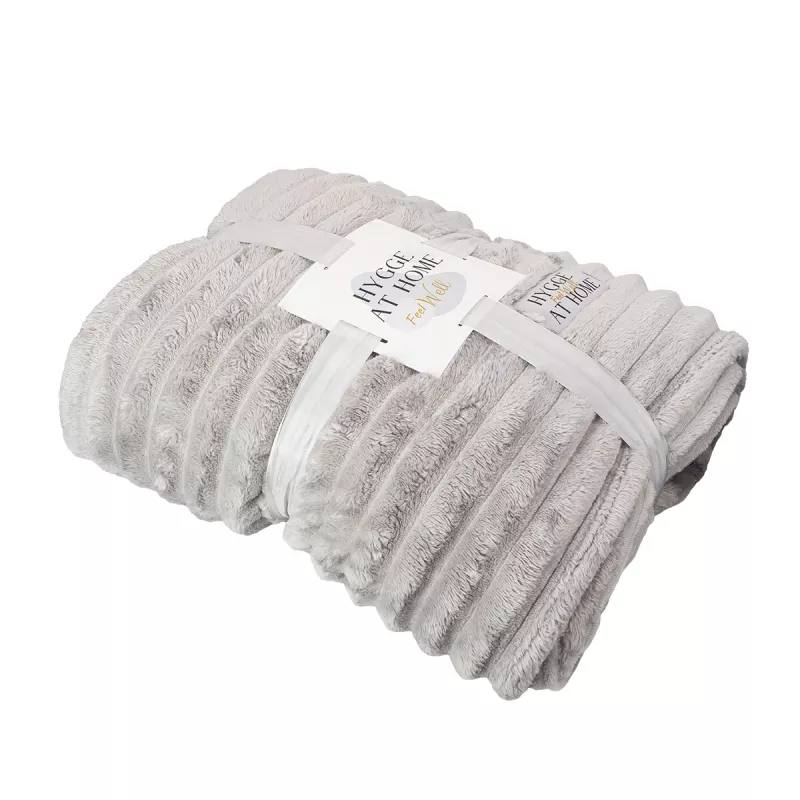 Duży koc 340 gsm Cozzy - szary (R08094.21)