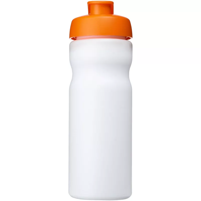Bidon Baseline® Plus o pojemności 650 ml z otwieranym wieczkiem - Biały-Pomarańczowy (21068507)