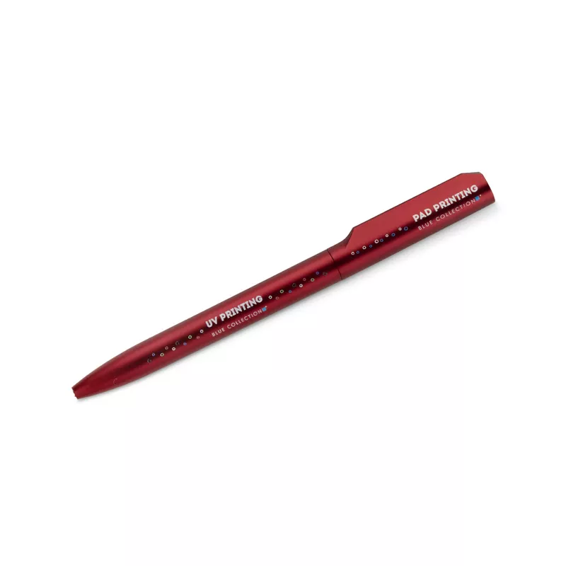 Długopis o satynowym wykończeniu ZUNO - czerwony (19830-04)