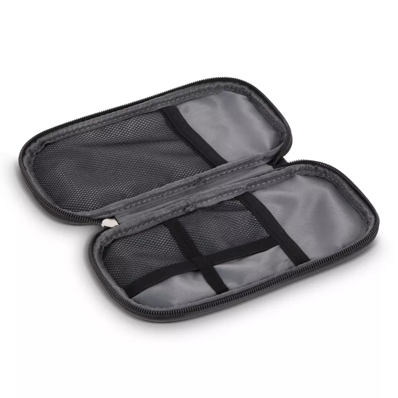 Torba organizacyjna Kyra 210D z powłoką PU z rPET, 20 x 11,5 x 2 cm - ciemnoniebieski (LT95326-N0010)