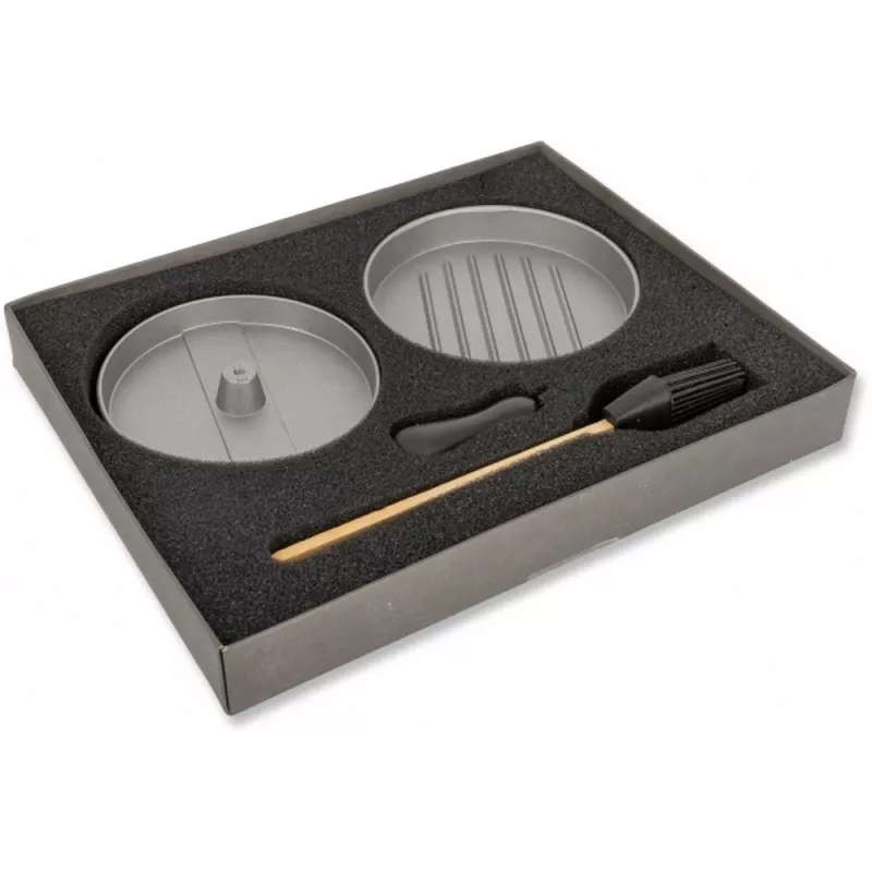 Forma do burgerów z pędzlem TEXAS - czarny (058003)