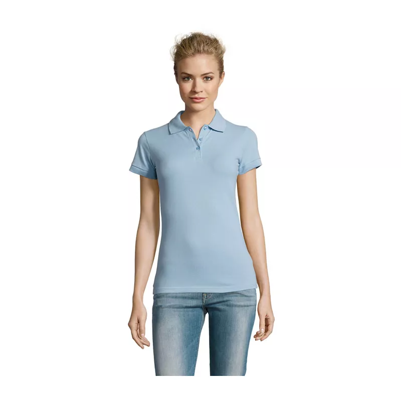 Polo damskie piqué 180 g/m² Sol's PERFECT WOMEN - Sky Blue Pique (S11347-SP)