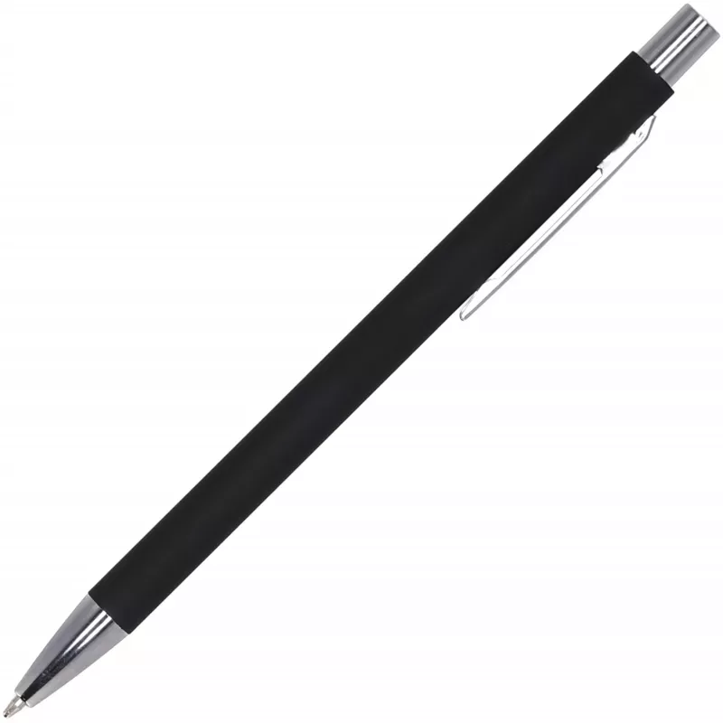 Długopis metalowy soft touch GIORGIO - czarny (1368003)