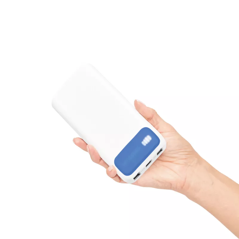 Powerbank - biały, niebieski (56-1107239)