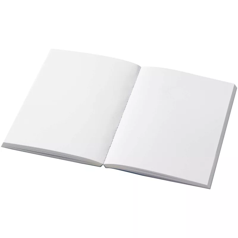 Notatnik A6 Novella Austen z miękkiej okładki z materiału z recyklingu, 100 kartek - Niebieski (21026252)