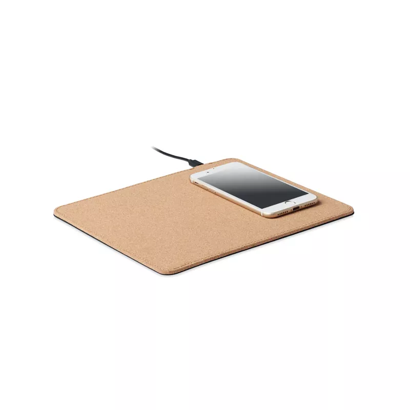 Podkładka pod mysz z ładowarką 15W WIRELESS MATTY - Bezowy (MO6476-13)