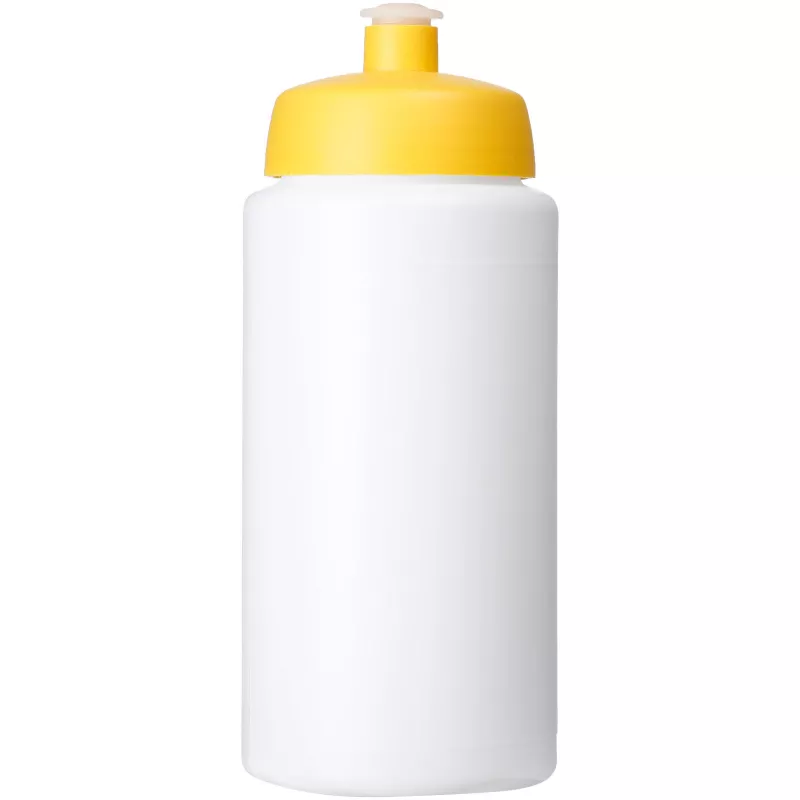 Bidon Baseline® Plus o pojemności 500 ml ze sportowym wieczkiem i uchwytem - Biały-Żółty (21068710)