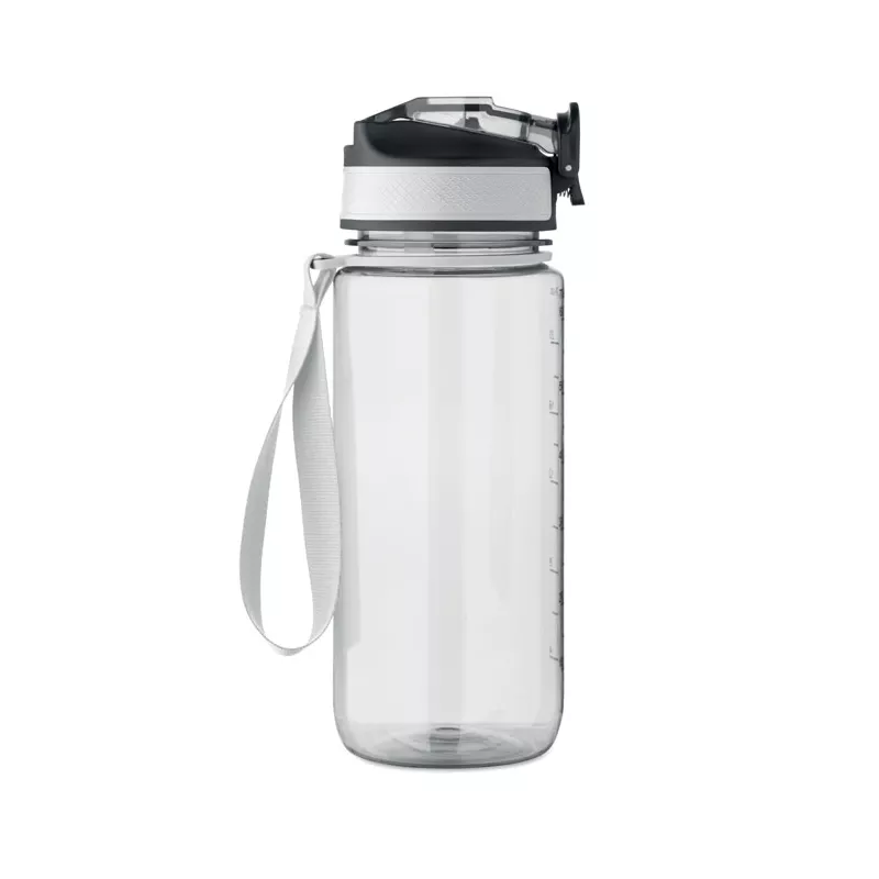Butelka sportowa motywacyjna z RPET 700 ml ENKEL - Przezroczysty (MO2792-22)