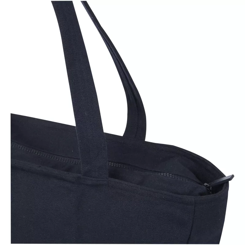 Weekender torba na zakupy z materiału z recyklingu o gramaturze 500 g/m² - Granatowy (12071255)