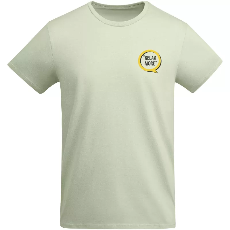 Koszulka T-shirt męska bawełniana 175 g/m² Roly Breda - Mist Green (R6698-MISTGRN)