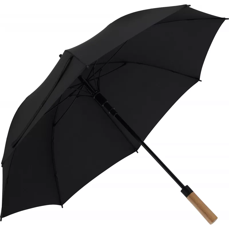 Parasol automatyczny rPET Ø108 cm SAINT BARTH MoLu - czarny (398603)
