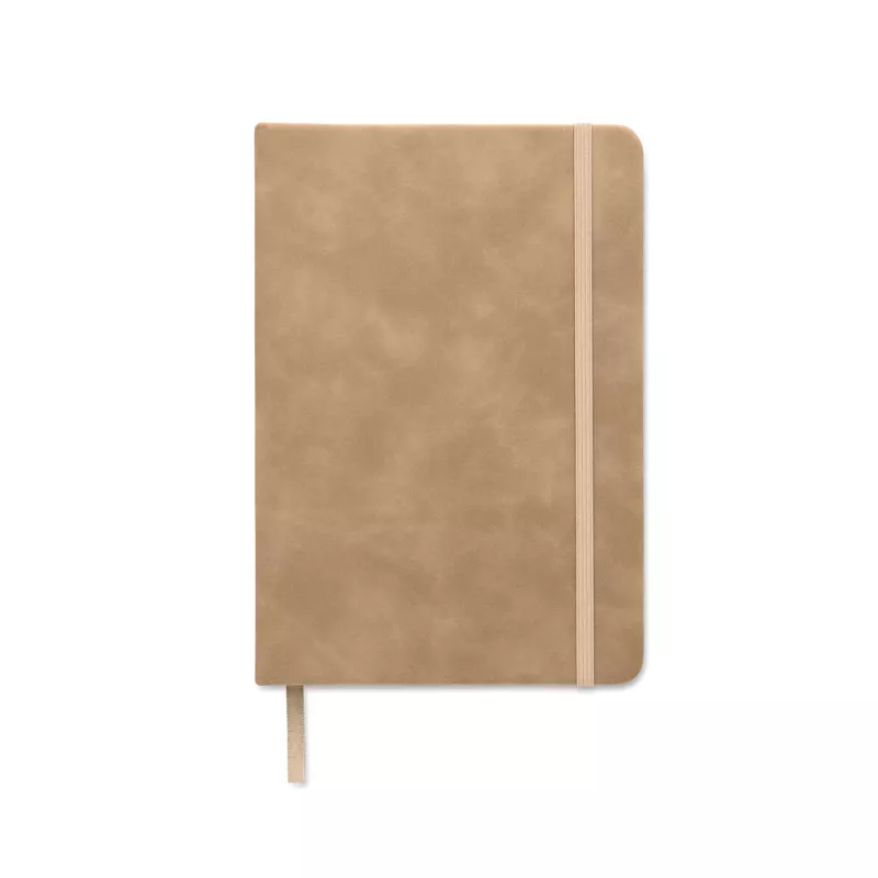 Notes A5 w twardej okładce z PU 80 kartek w linię TINT - Khaki (MO2664-39)