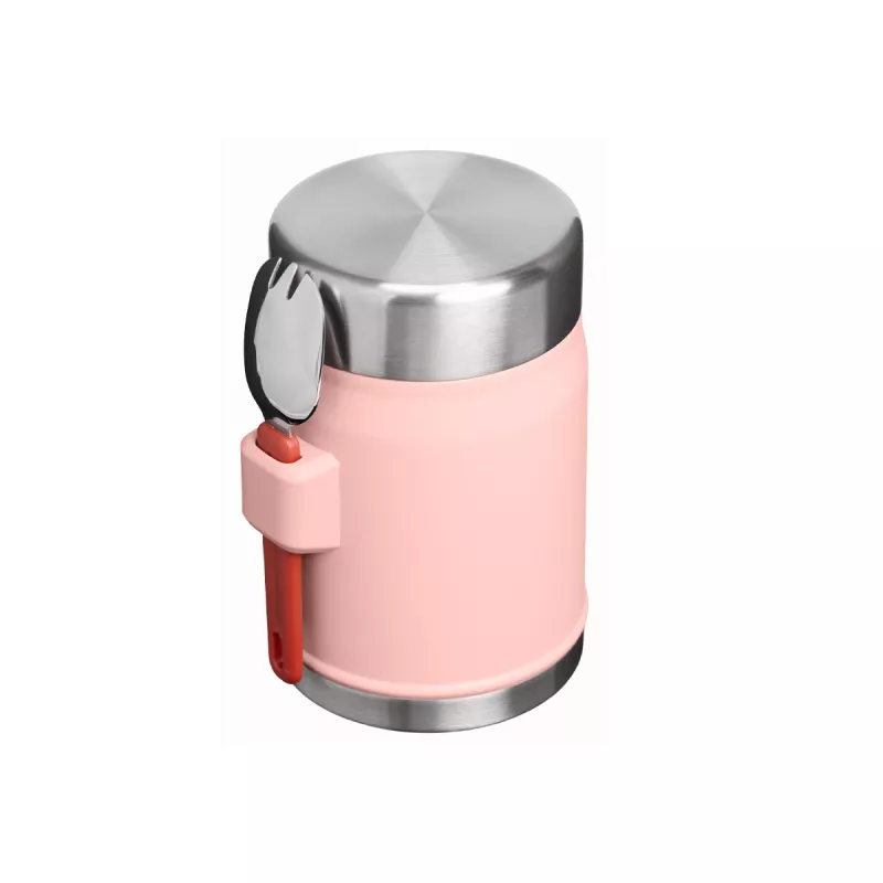Pojemnik na żywność ze sztućcem The Legendary Food Jar 0,4L - Peach Rose (10113530111)
