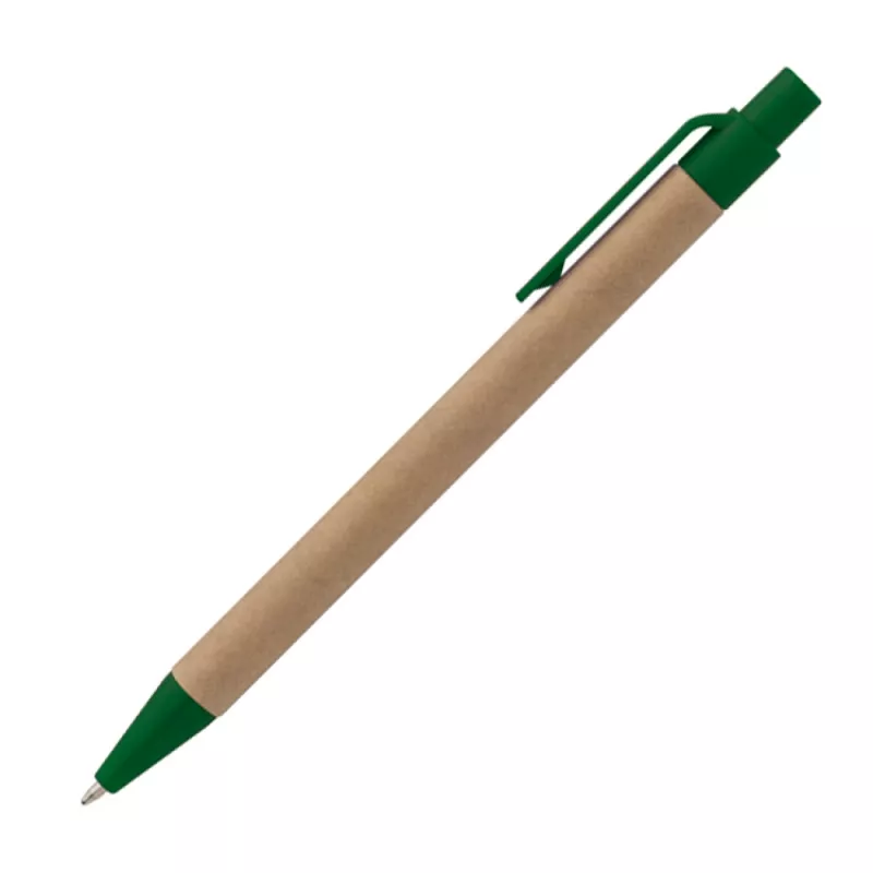 Długopis tekturowy - zielony (1039709)