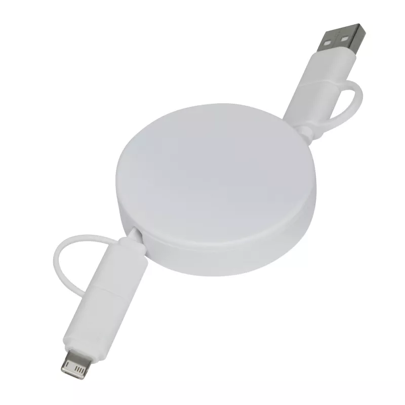 Kabel do ładowania i przesyłania danych - biały (56-1107109)