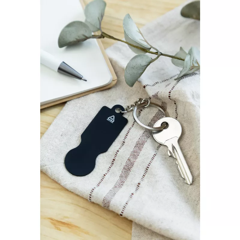 ShineCart żeton do wózka / brelok - czarny (AP808266-10)