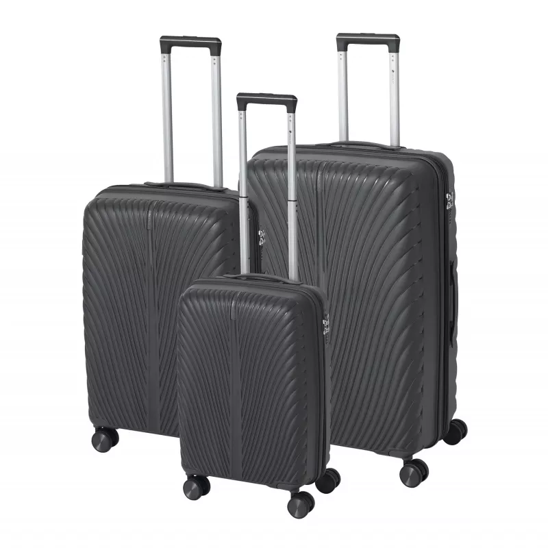 Zestaw walizek - antracytowy (56-2210029)