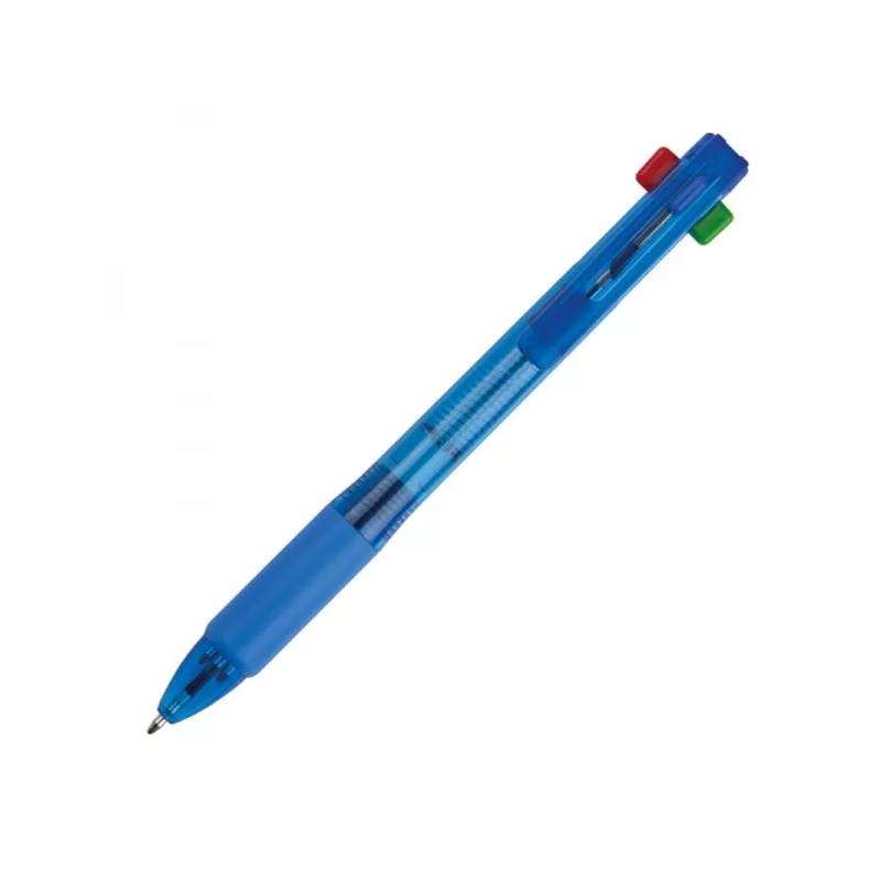 Długopis plastikowy 4w1 NEAPEL - niebieski (078904)