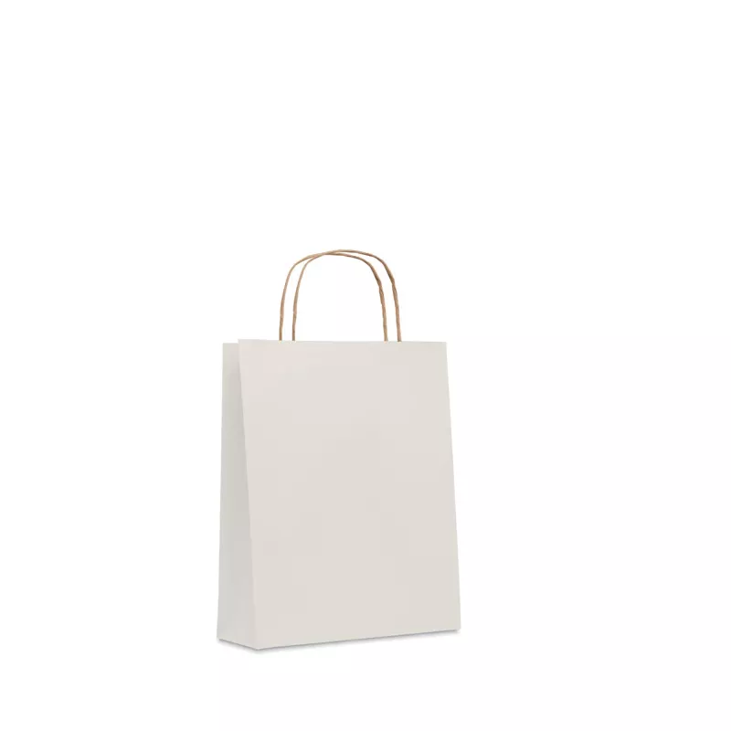 Torba prezentowa papierowa mała 90 g/m² PAPER TONE S - Bialy (MO6172-06)