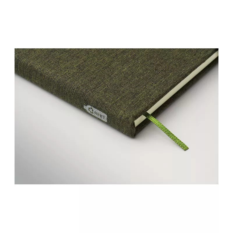 Notes A5 z długopisem 96 kartek w linię RINBOOK - Ciemnozielony (MO2687-60)