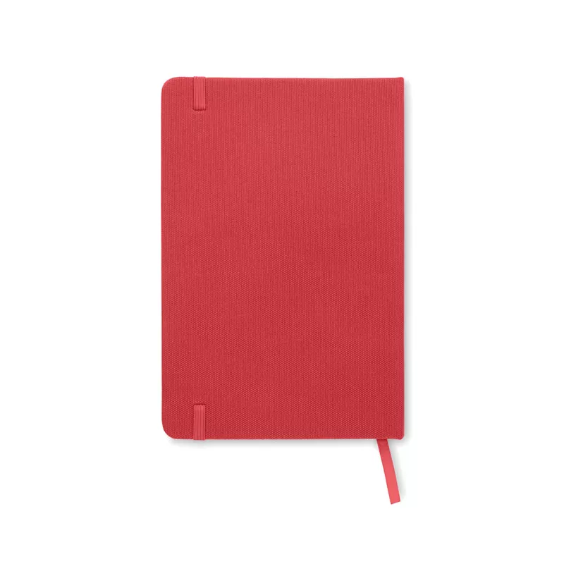 Notes A5 w okładce z RPET 80 kartek w linię NOTE RPET - Czerwony (MO9966-05)