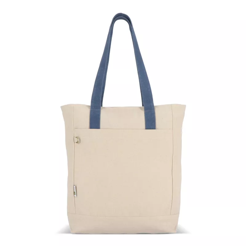 Torba Canvas InSideOut Reuuz 33 x 42 x 10 cm - Ecru / niebieskoszary (LT57116-N5465)