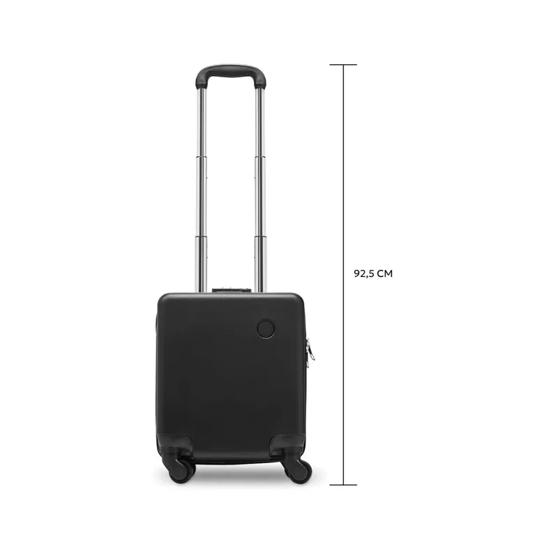 Walizka 14" na 4 kółkach z ABS STOR - Czarny (MO2341-03)
