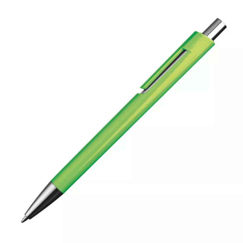 Długopis plastikowy reklamowy - jasnozielony (1353829)