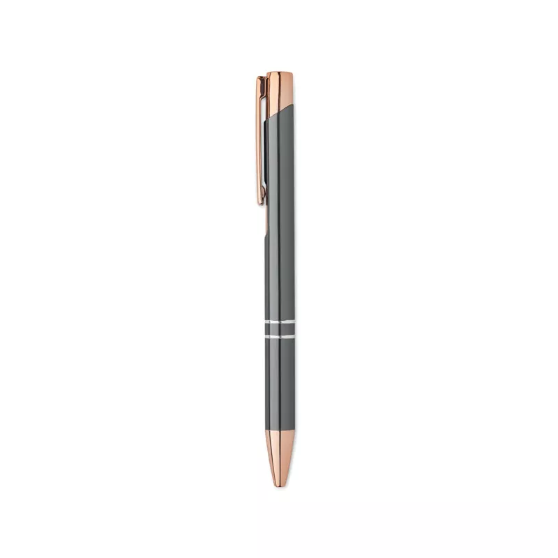 Długopis z aluminium z recyklingu BERN ROSE - Tytanowy (MO2371-18)