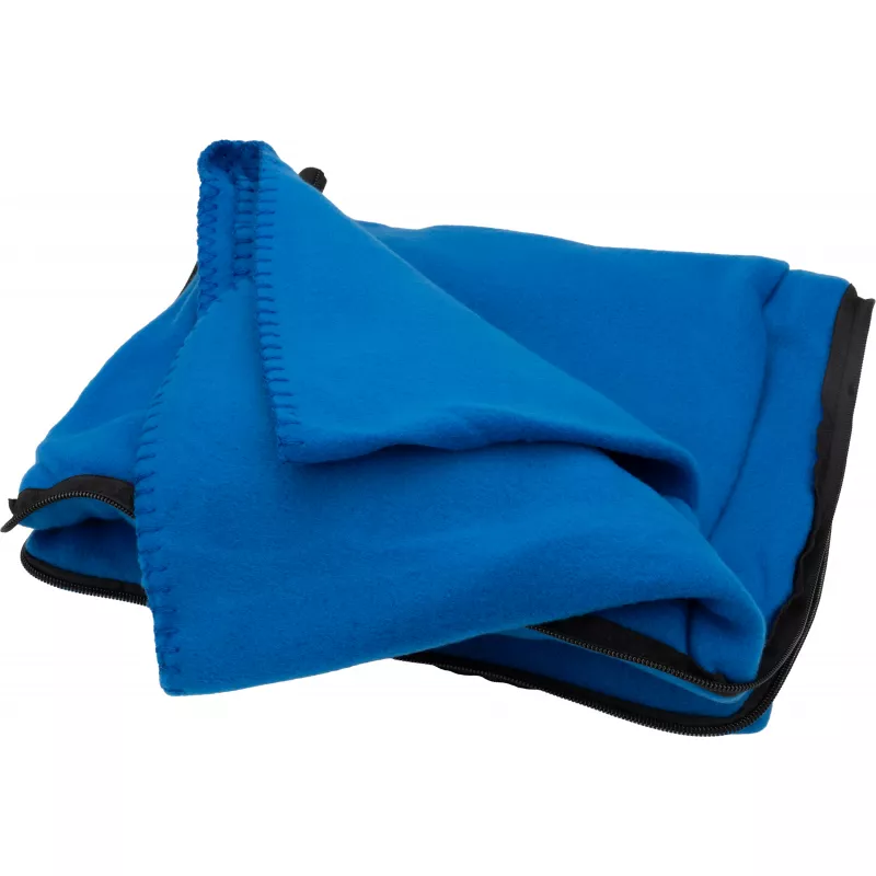 Koc z polaru/poduszka 2w1 RADCLIFF - niebieski (277504)