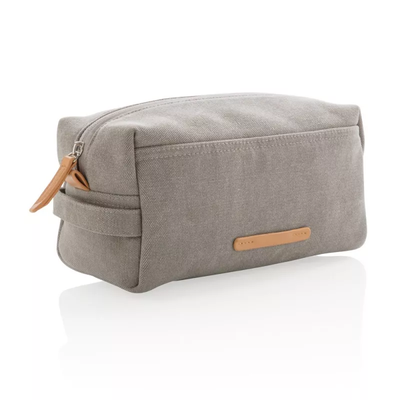 Kosmetyczka płócienna - szary (P703.042)