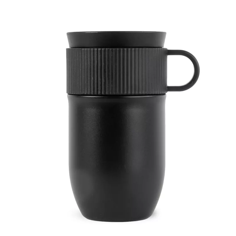 Izolowany kubek Sagaform Ted, 280 ml, szczelny, można myć w zmywarce - czarny (LT52131-N0002)