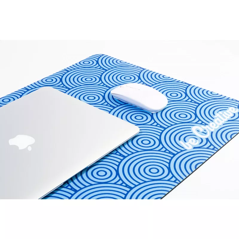 Podkładka na biurko 90 x 40 cm RPET CreaFelt Cursor Max - biały (AP715049)