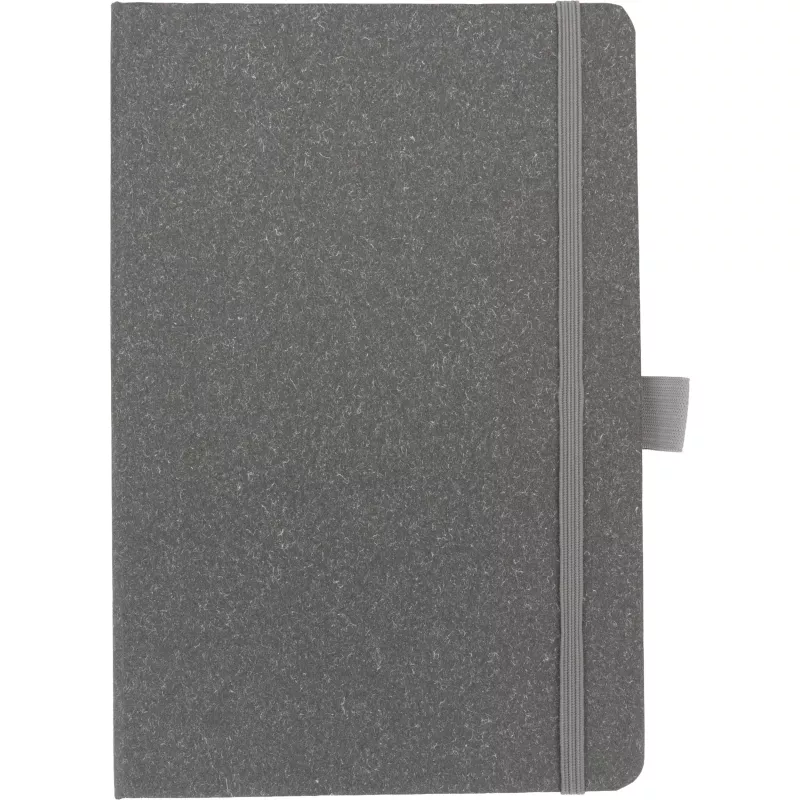 Notatnik A5 w kropki z papieru z recyklingu AGNESE - szary (2179907)
