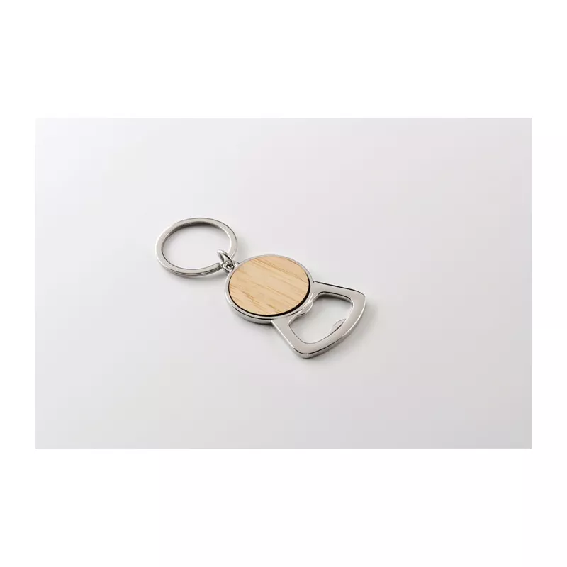 Brelok metalowy z otwieraczem do butelek KEYPOP - Drewna (MO2483-40)