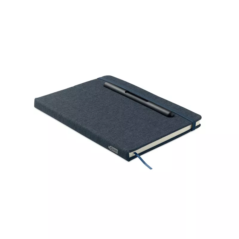 Notes A5 z długopisem 96 kartek w linię RINBOOK - Francuski Granat (MO2687-85)