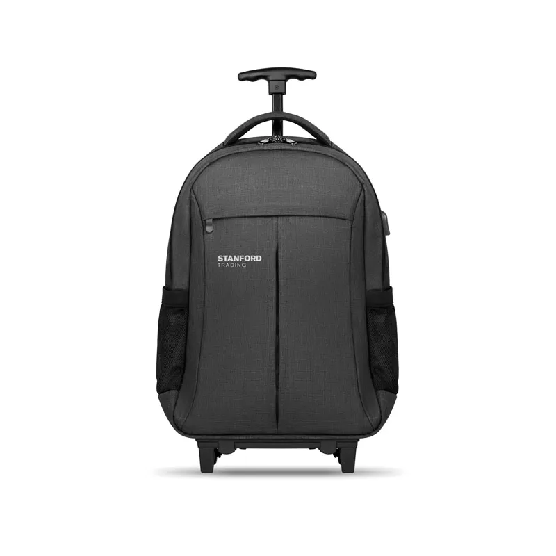 Plecak na kółkach na laptopa 15" STOCKHOLM TROLLEY - Szary (MO9179-07)