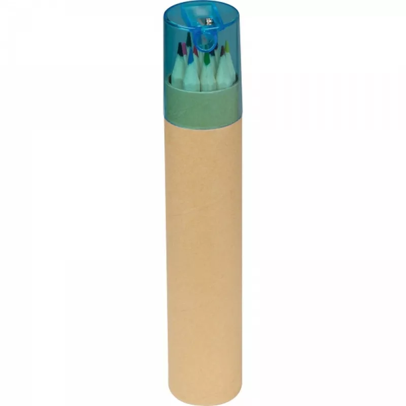 Kredki drewniane 12 kolorów MIA - brązowy (1182401)