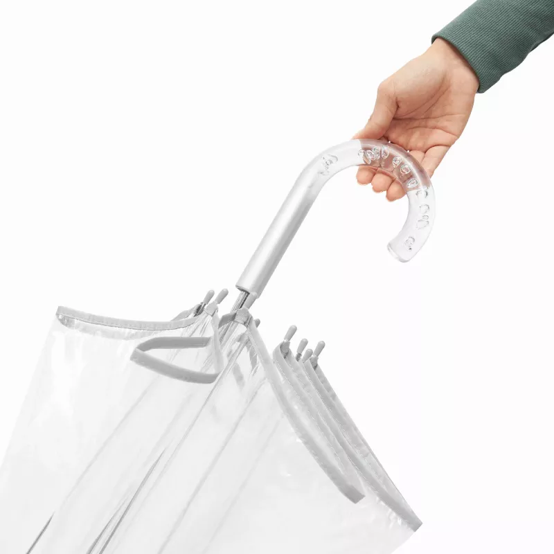 Parasol - srebrny, transparentny (56-0104034)