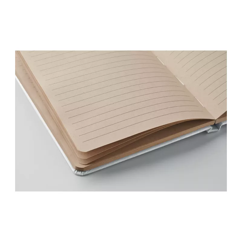 Notes A5 z trzciny cukrowej 80 kartek w linię SUGAR - Bialy (MO2695-06)