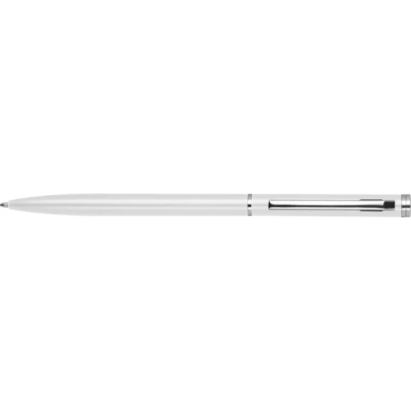 Długopis reklamowy metalowy 17605 - biały (1760506)