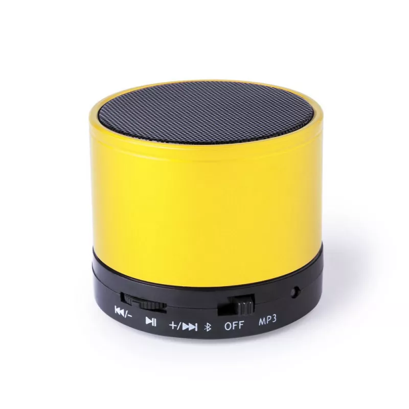Głośnik bezprzewodowy 3W, radio - żółty (V3987-08)
