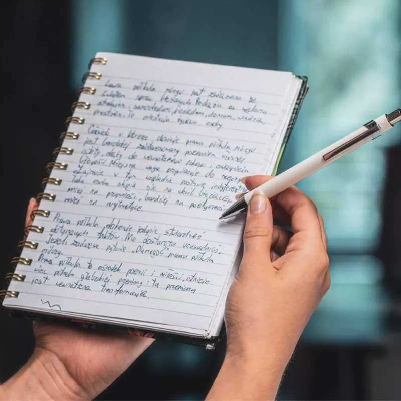 Długopis metalowy FINN - biały (1071606)