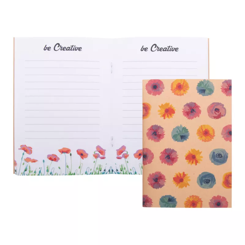 CreaNote Plus A6 Eco personalizowany notes - naturalny (AP716534)