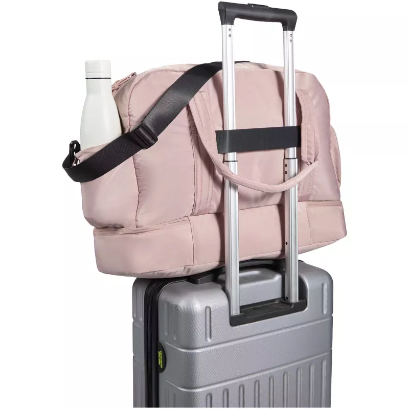 Puffer torba podróżna z certyfikatem GRS z recyklingu z izolowanym dnem, 30 l  - Dusty Pink (13011570)