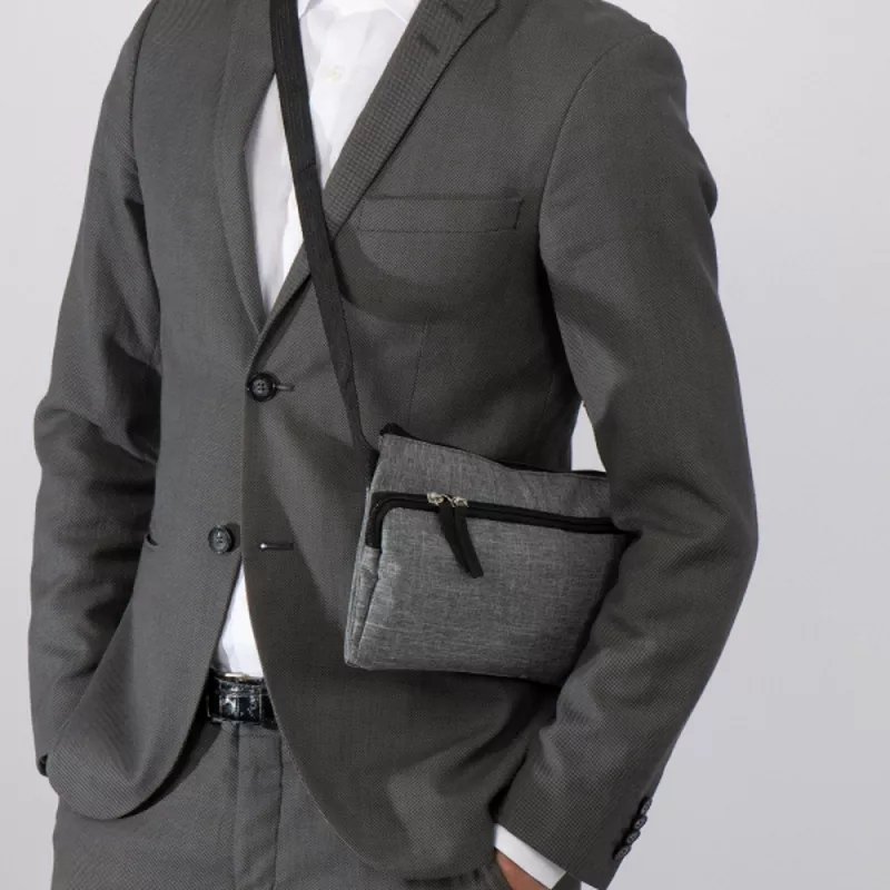 Torba na pasku MARGARETA - szary (6091607)