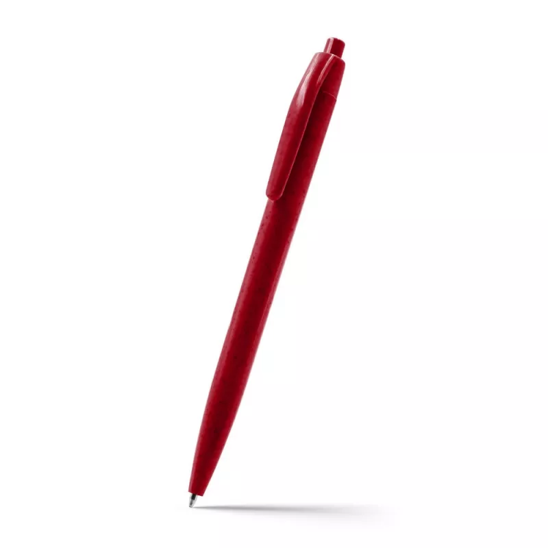 Długopis ze słomy pszenicznej | Joan - czerwony (V1979-05)