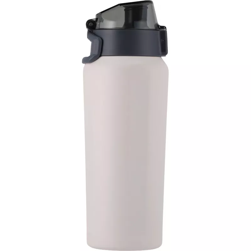 Butelka termiczna stalowa z recyklingu PUENTE ALTO MoLu 600 ml - biały (481506)