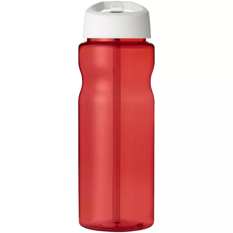 Bidon H2O Base® o pojemności 650 ml z wieczkiem z słomką - Biały-Czerwony (21004912)