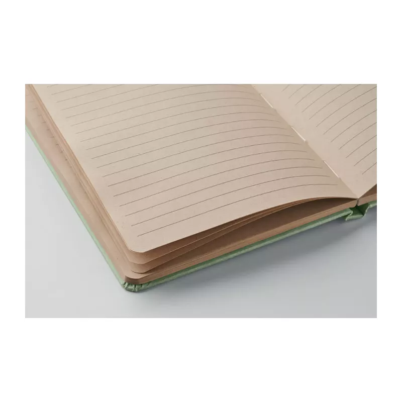 Notes A5 z trzciny cukrowej 80 kartek w linię SUGAR - Miętowy Zielony (MO2695-77)
